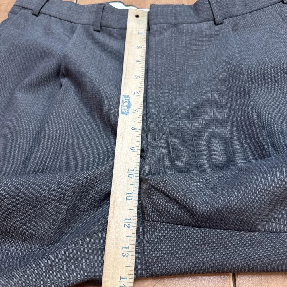 Towncraft Gray Pin Stripe 2-Piece Suit 44S Jacket 36 x 28 Pants VTG Wool Blend
